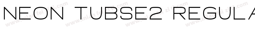 Neon Tubse2 Regular字体转换